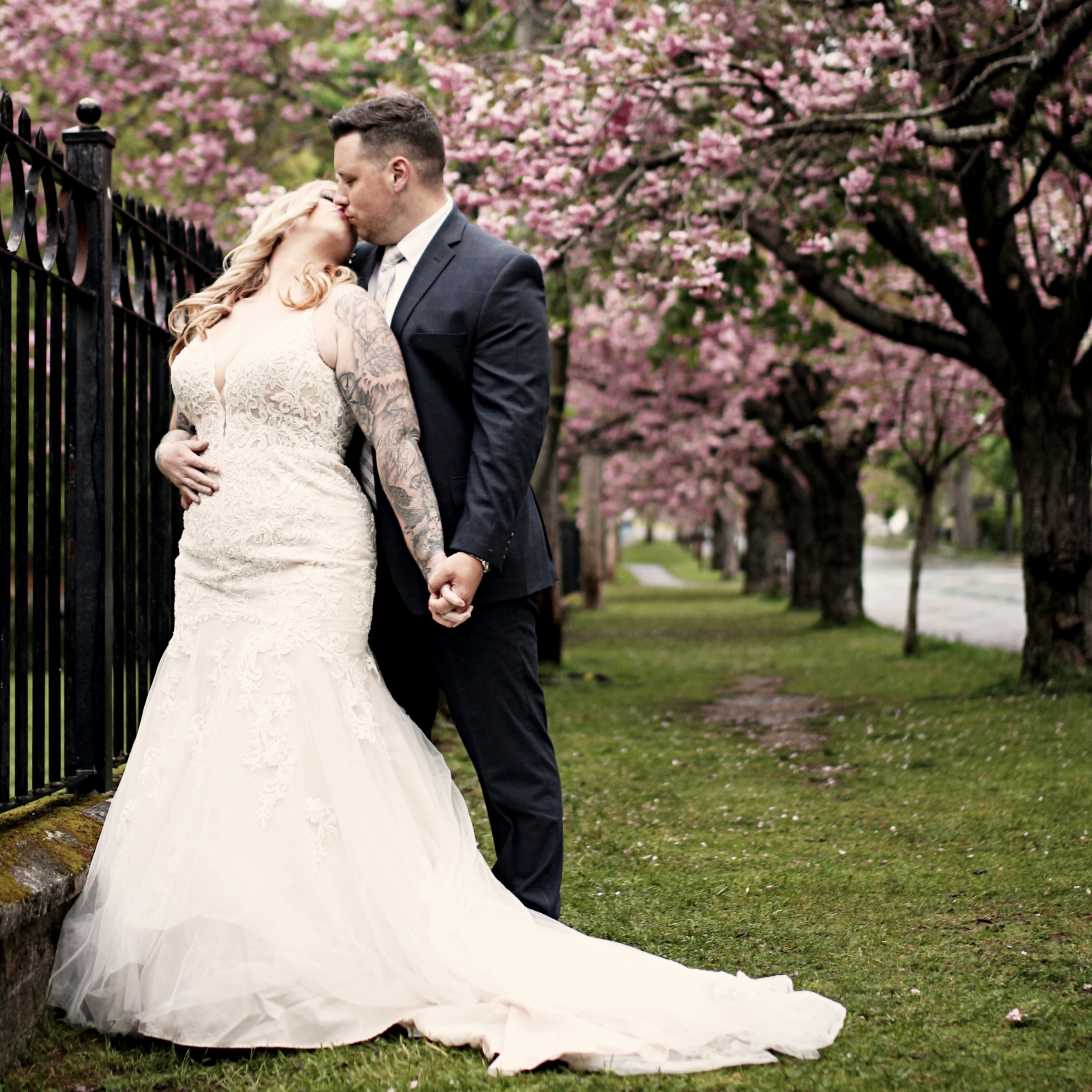 SQUARE wedding bride groom